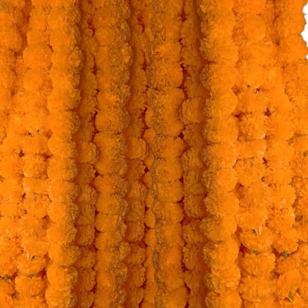 Orange Marigold Mala(Genda Mala)